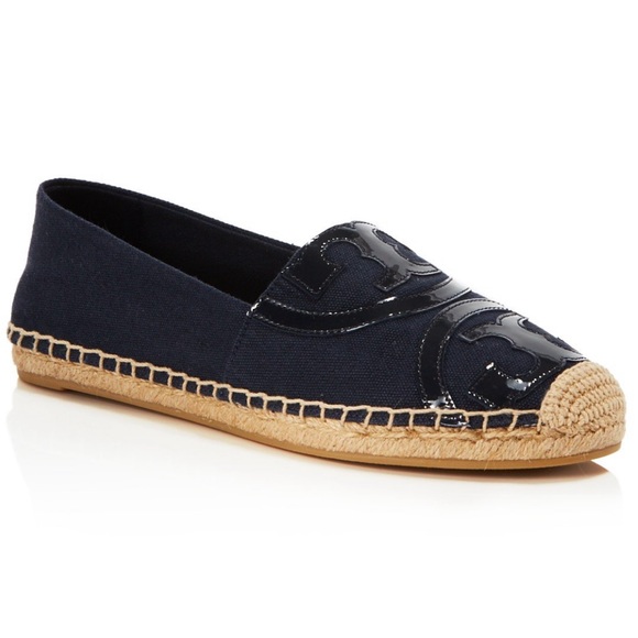 tory burch poppy espadrille navy